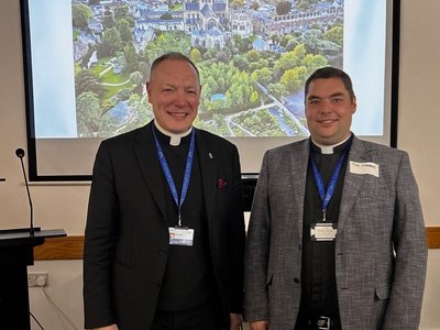 Dean Toby Wright and Precentor Tim Stevens